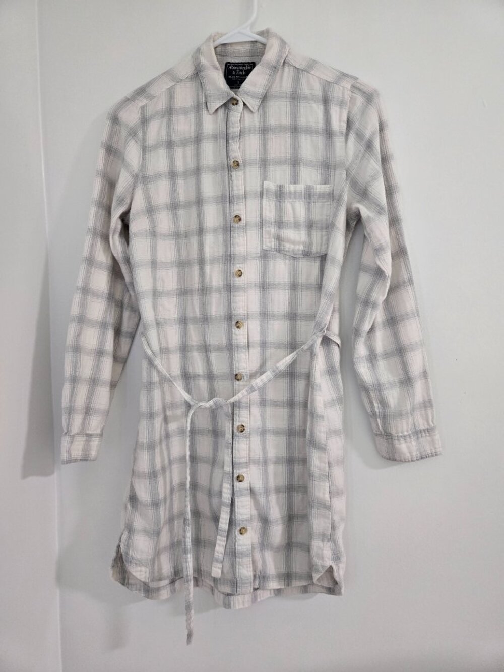 Abercrombie & Fitch Women's Tunic/Shirt Dress 100% Cotton Size-S-Classic Preppy